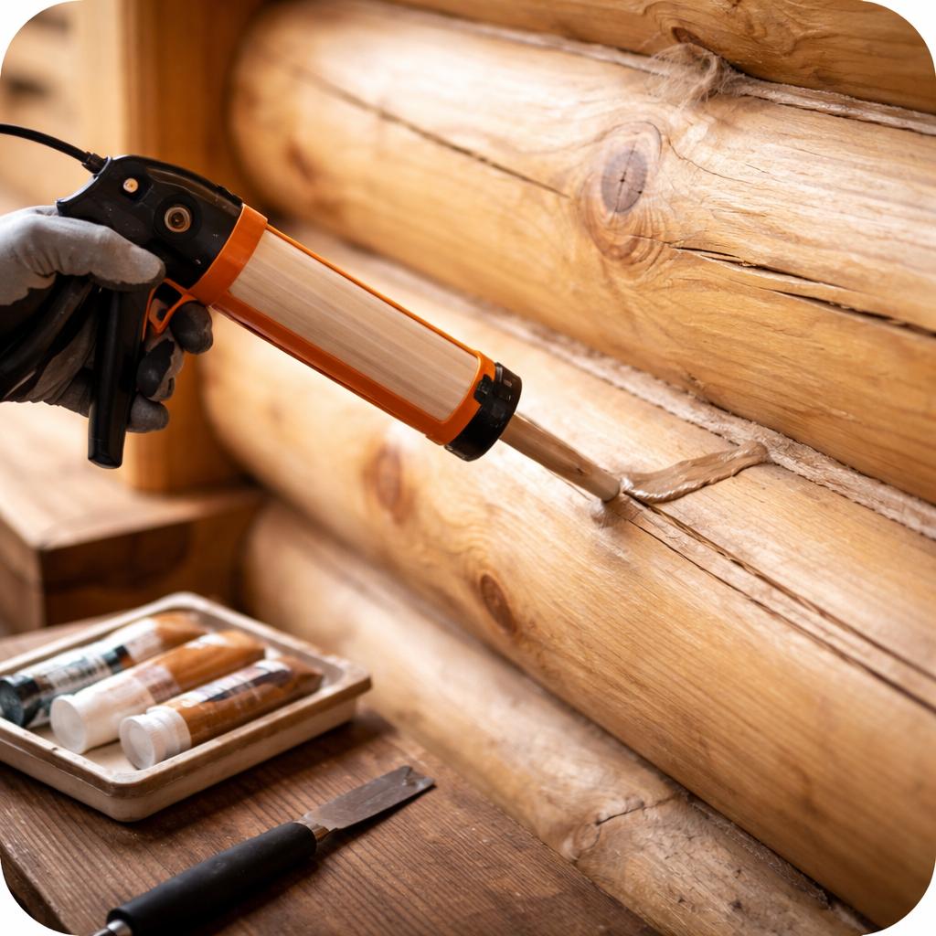 Использование герметика для дерева
